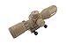 Monstrum Tactical 3-9x40 Rifle Scope with Illuminated Range Finder Reticle (Flat Dark Earth)