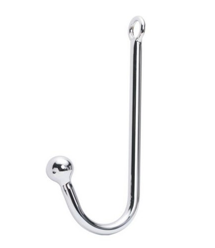 Miss Darcy New Arrival Steel Anal Hook Fetish Bondage Hook Sex Toys Steel Anal Rope Hook Bondage with Solid Anal Ball Sex Games Unisex Fetish Toy For Lovers