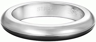 Esprit Steel MARIN 68 mix Black & Silver Women Ring-ESRG11564J160