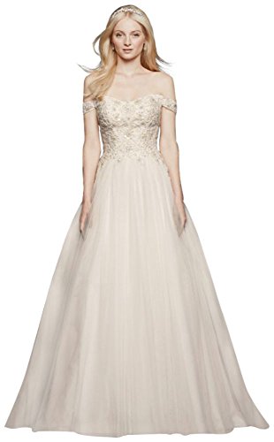 oleg cassini off the shoulder