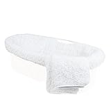 Tadpoles Twisted Fur Moses Basket Bedding Only , White