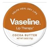 Vaseline Lip Therapy Cocoa Butter Lip Balm Tin, 0.6 Ounce -- 12 per case.