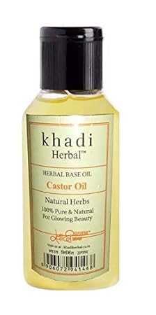 Herbal Khadi Pure Castor Oil with Natural Herbs (100 ml)