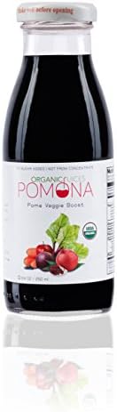Pomona Organic Pomegranate Boost Juice, 8.4 Ounce (Pack of 12) not from concentrate gmo free kosher