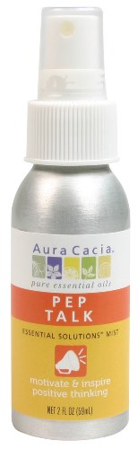 Aura cacia essential solutions mist, pep talk, 2 fluid …