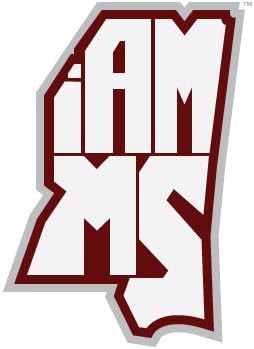 I Am Mississippi (TM) MS Mississippi State Design Vinyl Car Sticker Symbol Silhouette Keypad Track Pad Decal Laptop Skin Ipad Macbook Window Truck Motorcycle