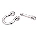 10 PCS O Shape Anchor Shackle, Zinc alloy Heavy Duty Load Clamp for Chains Wirerope Lifting Paracord Outdoor Camping Survival Rope Bracelets.