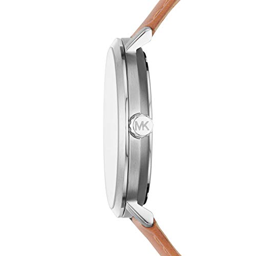 Michael Kors Men's Blake Stainless Steel Quartz Watch with Leather