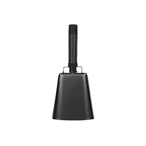 YELAIYEHAO 10 Inch Steel Cowbell with Handle Cheering Bell for Sports Events Large Solid School Bells & Chimes Percussion Musical Instruments Call Bell - Thumbnail 4