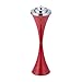 CO-Z Standing Ashtray for Outdoor Patio, Cigar Ashtrays for Cigarette Butt Receptical with Detachable Container, Contemporary Retro Ash Tray Sets for Weed 22 in. Height, Red
