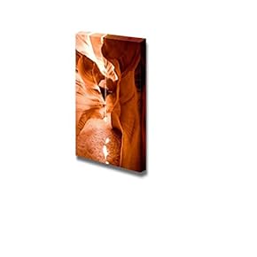 Majestic Rock Landscape Antelope Canyon on Navajo Land Near Page Rizona - Canvas Art Wall Art - 18" x 12"
