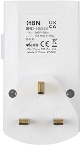 HBN 24 Hour Plug-in Compact Timer Switch 3 Pack 13A 2900W Energy Saver view 2