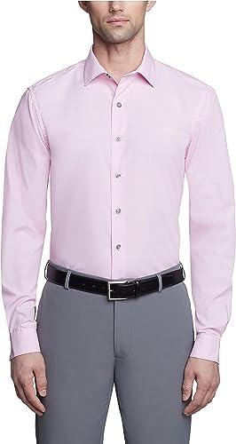 dress shirt sleeve length 34/35 Horace Small Men's New Dimension Stretch Poplin Long Sleeve Shirt 17 x 34, Dark Navy