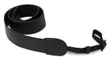 Premium Black Leather Camera Strap Belt - Shoulder & Neck For Canon, Nikon, Pentax, Olympus, Sigma, Sony, Fujifilm, Casio, Panasonic & DSLR Cameras-Adjustable Camera Sling By ROMS