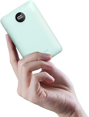 20000mAh Batería Externa Power Bank - Batería Portátil con Carga Rápida 22.5W QC3.0, USB-C Entrada y Salida para iPhone, Android, Tablets y Más (Verde Jade)
