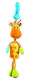 Tiny Love Smarts Wind Chime Clip on Toy, Baby Giraffe