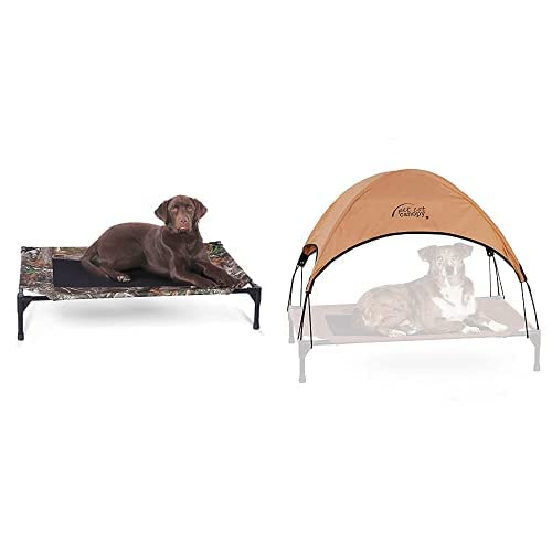 K&H PET PRODUCTS Original Pet Cot Elevated Dog Bed & Cot Canopy