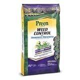 Preen 24-64026 Lawn Weed Control Plus Crabgrass Preventer, 18 lb bag covers 5,000 sq.ft.