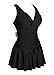 COCOPEAR Women's Shaping Body One Piece Swimdress Printed Skirted Puls Size Swimsuit(FBA)