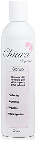Exfoliating Body and Face Scrub - Microdermabrasion Scrub and Pore Minimizer - Natural and Organic Moisturizing Body and Face Scrub with Gentle Formula for Sensitive Skin - Skin Lightening (8 oz)