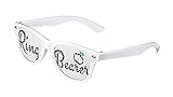 LogoLenses Child Size Wedding Ring Bearer Classic Sunglasses White