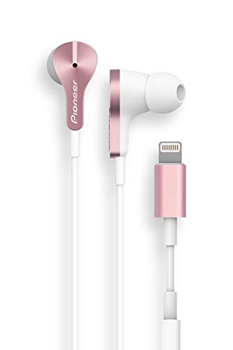 Pioneer Rayz Plus Rose Gold Active Noise Cancelling Wired Earphones With Microphone In Ear Corded Smart Noise Reduction Auto Pause Hands Free Hey Siri Mfi Certified Compatible Iphone Ipad Ipod Pricepulse