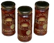 California Sun DrySun Dried Tomatoes 8.5oz Jar (Pack of 3) Choose Flavor Below (Halves with Herbs)