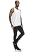 JC DISTRO Mens Hipster Hip Hop Basic Tank Top Soft Premium Cotton Jersey Shirts White Large