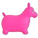 Runyuan Inflatable Jumping Pink Horse for Kids Ride-on Bouncy Animal Including Pump-Space Hopper Birthday Party Toy-Best Gift