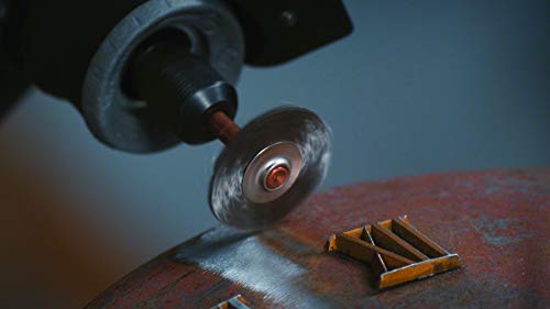 Dremel 530 Edelstahlbürste Zubehörsatz (für Multifunktionswerkzeug mit 2 Edelstahlbürsten 19mm zum Reinigen rostfreier Materialien wie Aluminium, Edelstahl, Silber, Weichmetall, Gold, Kupfer u.v.m.) – Bild 4