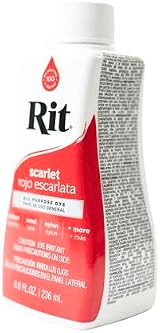 Rit Dye Liquid 236ml Scarlet by Mouldmaster view 3