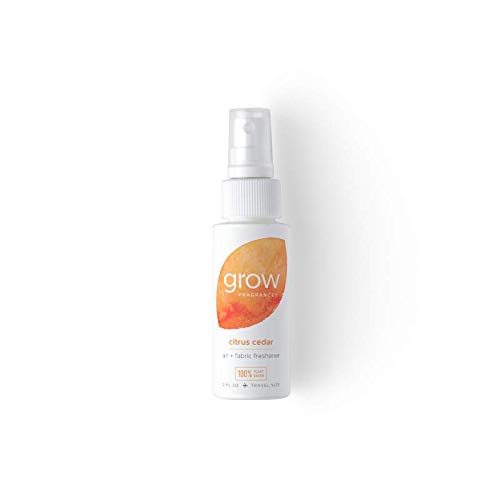 Grow Fragrance - Certified 100% Plant Based Air Freshener + Fabric Freshener Spray, Made with All Natural Essential Oils, 2oz Variety Pack - Great for Travel! - Thumbnail 2
