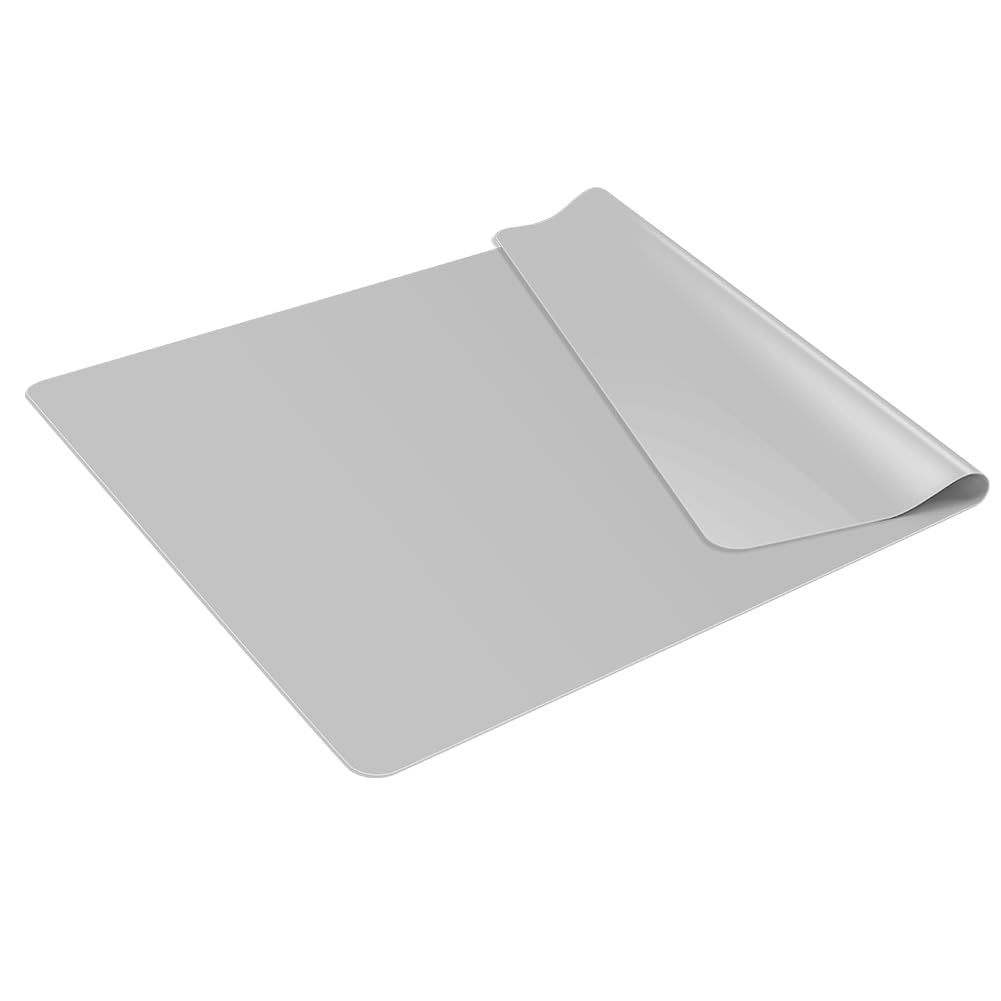 HOTUT Silicone Mat, 50x40 cm Non-stick Heat Resistant Countertop Mat, Rectangular, Grey