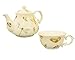 Gracie China Olivia's Dragonflies 3-Piece Porcelain Tea For One, Stacked Teapot and Cup