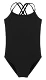 Girls Leotard for Ballet Dance Gymnastics 10-11 years A-Black