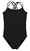 AM CLOTHES Girls Leotard for Ballet Dance Gymnastics 8-9 years A-Black