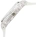 Swatch Mirrormellow Shimmer Silver Glitter Dial Transparent Silicone Ladies Watch SUOK112