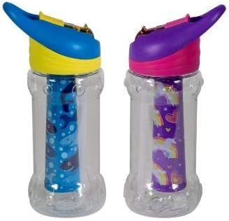 Amazon Com Cool Gear 14oz Paloma Printed Water Bottle With Freezer Stick 2pc Set Kitchen Dining