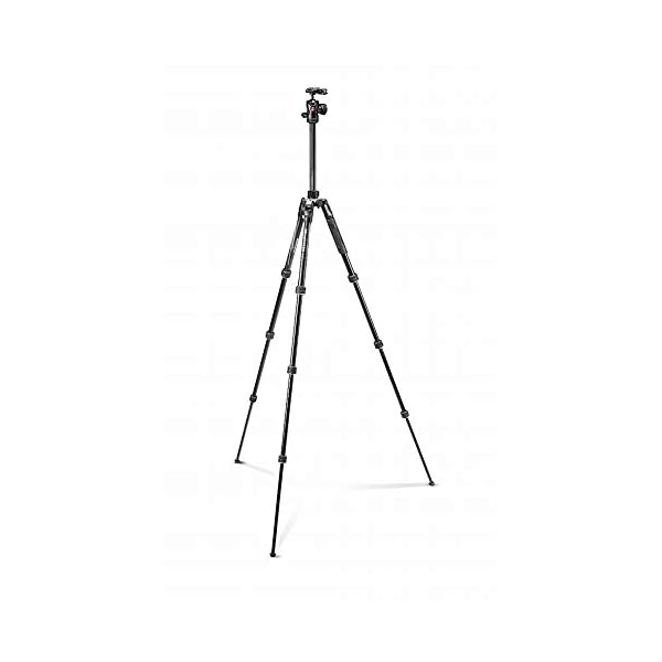 Manfrotto Befree Advanced Kamerastativ-Set mit Twist-Verschluss, tragbares Reisestativ-Kit mit Kugelkopf, aus Aluminium, für DSLR, Spiegelreflexkamera, spiegellose Kamera, Kamerazubehör – Bild 7