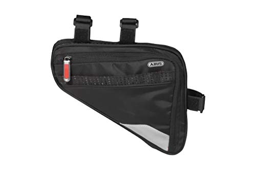 ABUS Fahrradtasche Oryde ST 2250 - Rahmentasche mit Klettband - wasserabweisendes Material - Schwarz – Bild 5