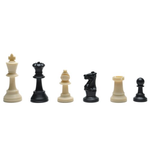 Wood Expressions Tournament Chess Set with Canvas Bag - 3 3/4" King - Double Weighted Chessmen