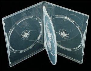 Elixir 10 X Clear 4 Way DVD/CD Cases