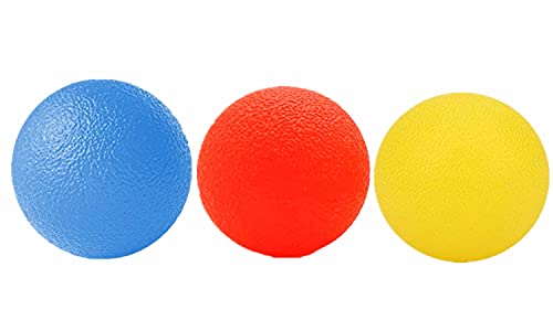 Photo 1 of 3-pack Stress Relief Balls. Hand Exercise Balls. Hand Therapy Balls. Hand Grip Balls Hand Squeeze Balls Kits for Physical Rehabilitation & Grip Strengthene