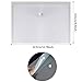 Xzyppci 40pcs Plastic Envelopes Poly Envelope,A4 Size Transparent File Folders