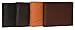 100% Genuine Leather Bi-fold Mens Wallet Black #533CF