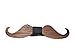 Hello Tie Men's Wood Bow Tie Handmade Creative Mustach Wooden Bowtie with Gift and Box