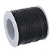 UnCommon Artistry Waxed 1mm Cotton Cord 100 Meters Black