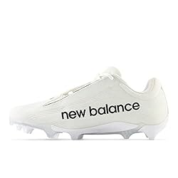 New Balance Unisex BurnX4 Lacrosse Shoe, White/Grey
