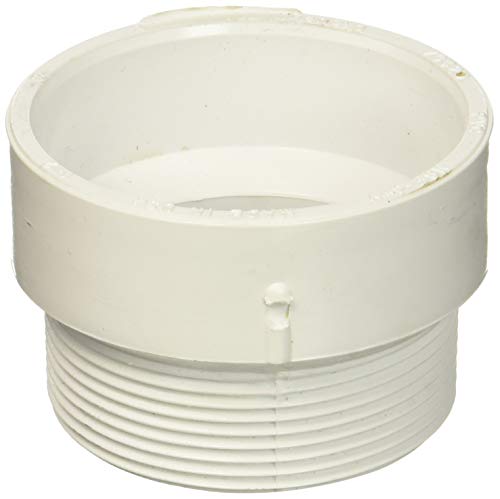 GenovaProducts 674804Q Genova 70420 SCH 40 PVC-DWV Pipe and Fitting-4" x 20', 220 PSI, Standard, White