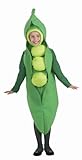 Forum Novelties Fruits and Veggies Collection Peas in a Pod Child Costume, Small